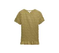 Marks & Spencer Top in Puro Cotone con Punto Smock da Donna Verde