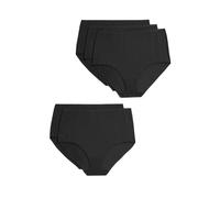 Marks & Spencer Donna Slip Interi 5-Pack con Alto Contenuto di Cotone & Contenuto Modal - StayNew™