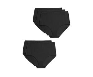 Marks & Spencer Donna Slip Interi 5-Pack con Alto Contenuto di Cotone & Contenuto Modal - StayNew™