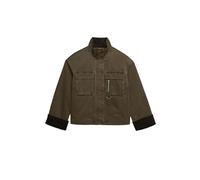 Marks & Spencer Donna Utility Giacca Ricco di Cotone - Vestibilità Comoda