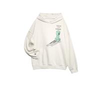 Marks & Spencer Felpa con Cappuccio Minecraft™ in Misto Cotone con Grafica Ragazzi Crema
