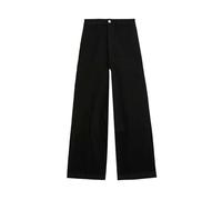 Marks & Spencer Jeans alla Caviglia a Gamba Larga e Vita Alta da Donna Nero 50