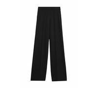 Marks & Spencer Pantaloni in Jersey a Gamba Larga con Elasticità da Donna Nero 50