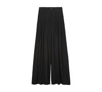 Marks & Spencer Pantaloni Regular Donna | Vita media, forma della gamba: lunghezza alla caviglia, lavaggio: blu medio, slip-on, leggero