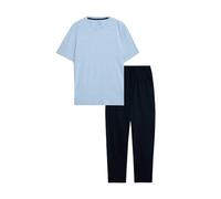 Marks & Spencer Pigiama in Puro Cotone (Blu Navy|L) Uomo Marina