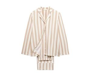 Marks & Spencer Pigiama Stampato Soft Touch con Colletto Rever da Donna Crema