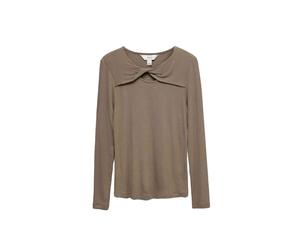 Marks & Spencer Top a Coste con Nodo sul Davanti da Donna Marrone