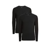 Marks & Spencer Top a Maniche Lunghe Heatgen™ Termici Leggeri - Confezione da 2 (Nero|XXL) Uomo Nero