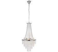 Markslöjd Allington lampada sospesa 3x25 W cromo-trasparente 108125