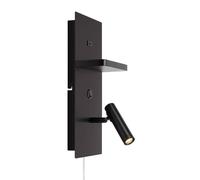 Markslöjd Applique a LED Carica, nero, altezza 34 cm, metallo Markslöjd