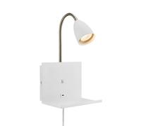 Markslöjd Cuarto lampada da parete 1x7 W bianco 108856