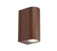Markslöjd Applique da esterno LED Alor, marrone, a 2 luci, IP65, dimmerabile Markslöjd