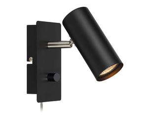 Markslöjd Barcelona lampada da parete 1x12 W nero 107345