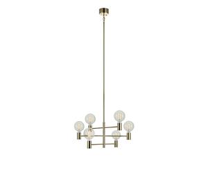 Markslöjd Capital lampada sospesa 6x60 W ottone 106418