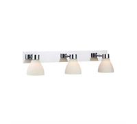 Markslöjd Cassis lampada da parete 3x18 W bianco-cromo 106370