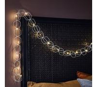 Markslöjd Catena luminosa LED Serve, 20 luci, argento Markslöjd