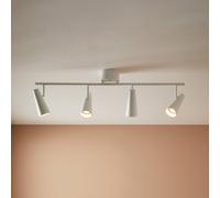 Markslöjd Faretto da soffitto Crest metallo bianco 4 luci Markslöjd