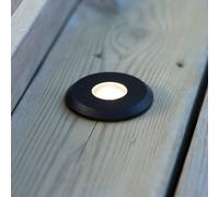Markslöjd Garden 24 Decklight, nero, luce superiore, 0,8W Markslöjd