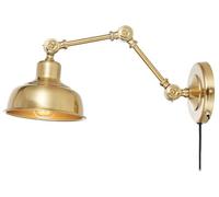 Markslöjd Applique Grimstad, colore ottone antico, ferro, spina Markslöjd