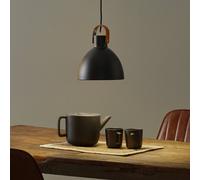Markslöjd Lampada a sospensione Eagle, nera, Ø 22 cm, metallo Markslöjd