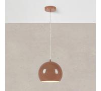 Markslöjd Lampada a sospensione Pop, Ø 20 cm, marrone, metallo Markslöjd
