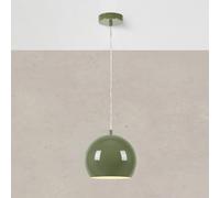 Markslöjd Lampada a sospensione Pop, Ø 20 cm, verde, metallo Markslöjd