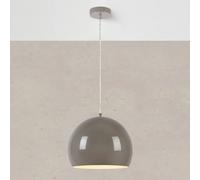Markslöjd Lampada a sospensione Pop, Ø 28 cm, greige, metallo Markslöjd