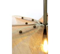 Markslöjd Lampada a sospensione Styrka, Ø 75 cm, ottone/beige, fibra di banana Markslöjd