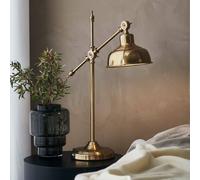 Markslöjd Lampada da tavolo Grimstad, colore ottone antico, ferro, altezza 56cm Markslöjd