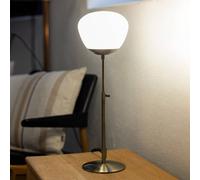 Markslöjd Lampada da tavolo Rise, altezza 60 cm, ottone antico, ferro, vetro Markslöjd