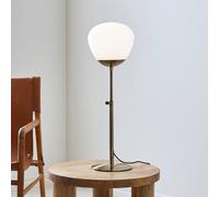 Markslöjd Lampada da tavolo Rise, altezza 75 cm, ottone antico, ferro, vetro Markslöjd