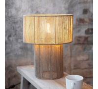 Markslöjd Lampada da tavolo Soga, naturale, juta, altezza 40 cm 108769