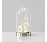 Markslöjd Lampada decorativa a LED Isla, cromata/trasparente, a forma di schiaccianoci, Markslöjd