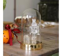 Markslöjd Lampada decorativa a LED Isla, ottone/trasparente, a forma di schiaccianoci, Markslöjd