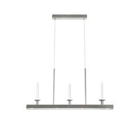 Markslöjd Lampada LED a sospensione Dining, nichel, ferro, lunghezza 82 cm, dimmerabile. Markslöjd