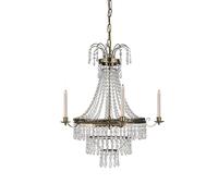 Markslöjd Marielund lampada sospesa 3x40 W ottone-trasparente 105157