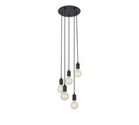 Markslöjd Sky lampada sospesa 5x60 W nero 107467