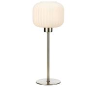 Markslöjd Sober lampada da tavolo 1x40 W bianco-acciaio 108121