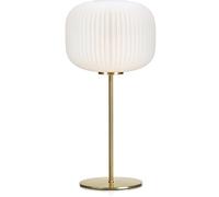 Markslöjd Sober lampada da tavolo 1x60 W bianco-ottone 107819