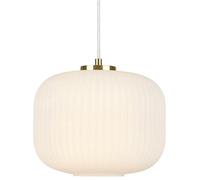 Markslöjd Sober lampada sospesa 1x20 W bianco-ottone 107918