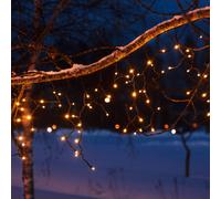 Markslöjd Tenda luminosa a LED Chrissline Extra, 100 LED, 2.300 K Markslöjd