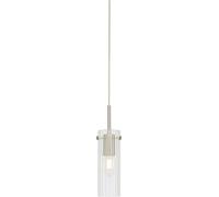 Markslöjd Tibia lampada sospesa 1x40 W trasparente-nichel 109013