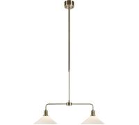 Markslöjd Vela lampada sospesa 2x W bianco-ottone 109160