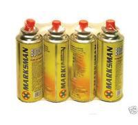 Marksman - Ricarica di Gas butano, 227 g, 12 Pezzi