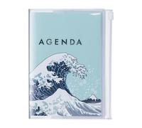 MARK'STYLE Agenda settimanale verticale A5, 16 mesi (settembre 2026 - dicembre 2027) con copertina morbida in PVC trasparente, ricaricabile, tascabile, per organizzazione e pianificazione quotidiana