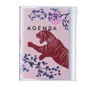 MARK'STYLE Agenda settimanale verticale A6, 16 mesi (settembre 2026 - dicembre 2027) con copertina morbida in PVC trasparente, ricaricabile, tascabile, per organizzazione e pianificazione quotidiana