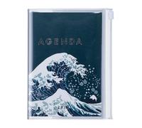 MARK'STYLE Agenda settimanale verticale A6, 16 mesi (settembre 2026 - dicembre 2027) con copertina morbida in PVC trasparente, ricaricabile, tascabile, per organizzazione e pianificazione quotidiana