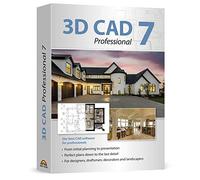 Markt + Technik CAD 3D 7 Professional - Pianifica e progetta edifici dagli schizzi iniziali ai progetti finiti - Software CAD e architettura per Windows 11, 10, 8.1, 7