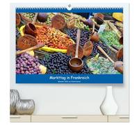 Markttag in Frankreich (hochwertiger Premium Wandkalender 2026 DIN A2 quer), Kunstdruck in Hochglanz: Einkaufen auf französischen Wochenmärkten