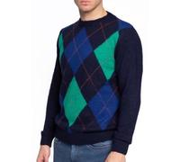 Markup G/C F.7 Rombi Maglia Blu/Verde Uomo MK590102 BLUE